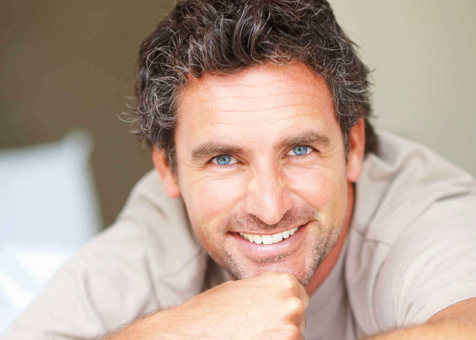 Man smiling